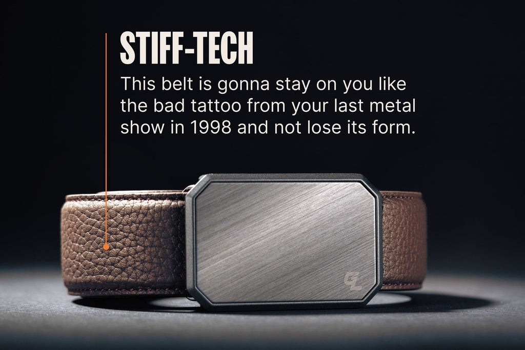 Groove Belt® Max Leather - Black