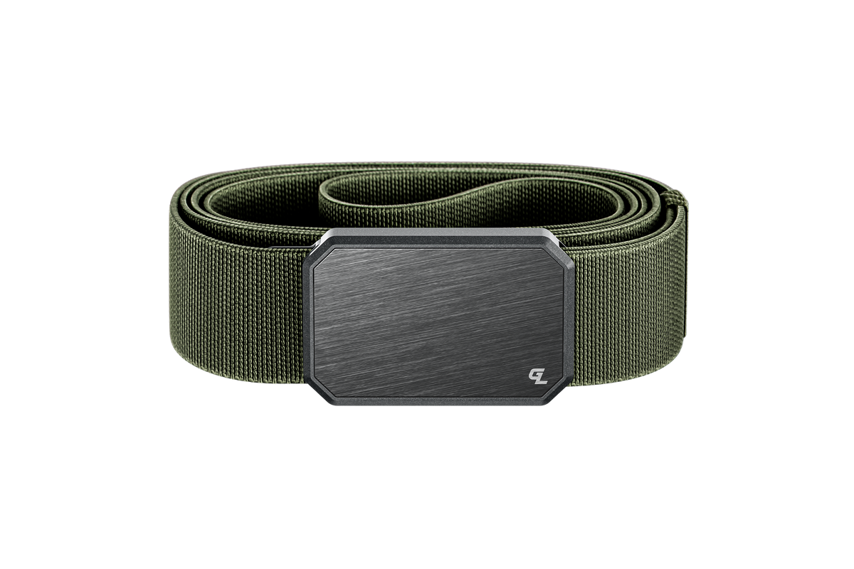 Groove Belt Gun Metal/Base Camp Green
