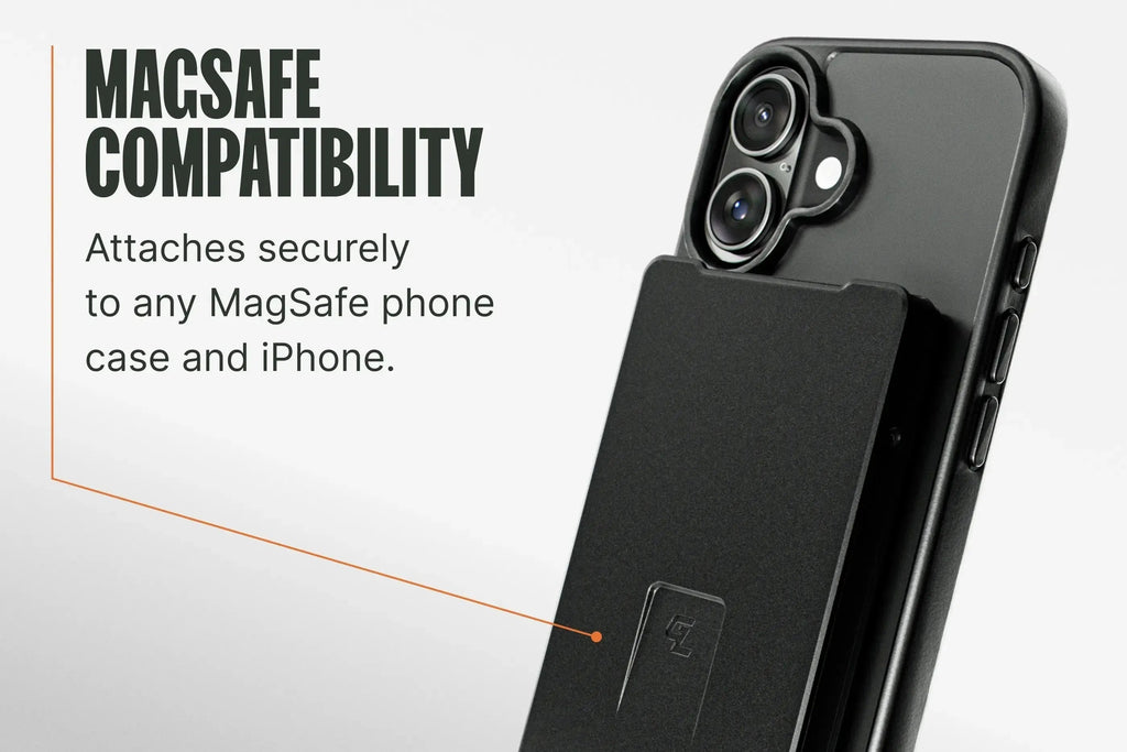 Groove Smart Wallet Trace with MagSafe - Midnight Black